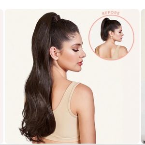 inh brit ponytail dark brown